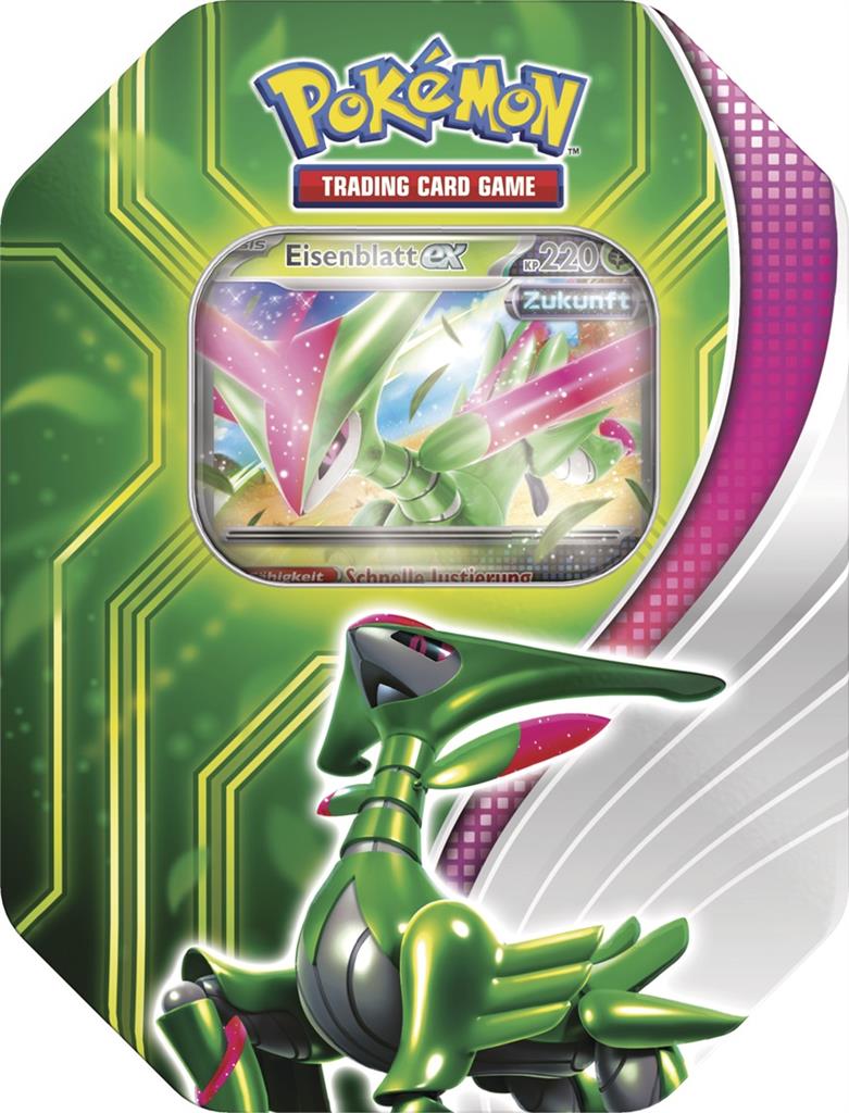 Pokémon TCG - Eisenblatt EX - Paradoxclash Tin Box - DE