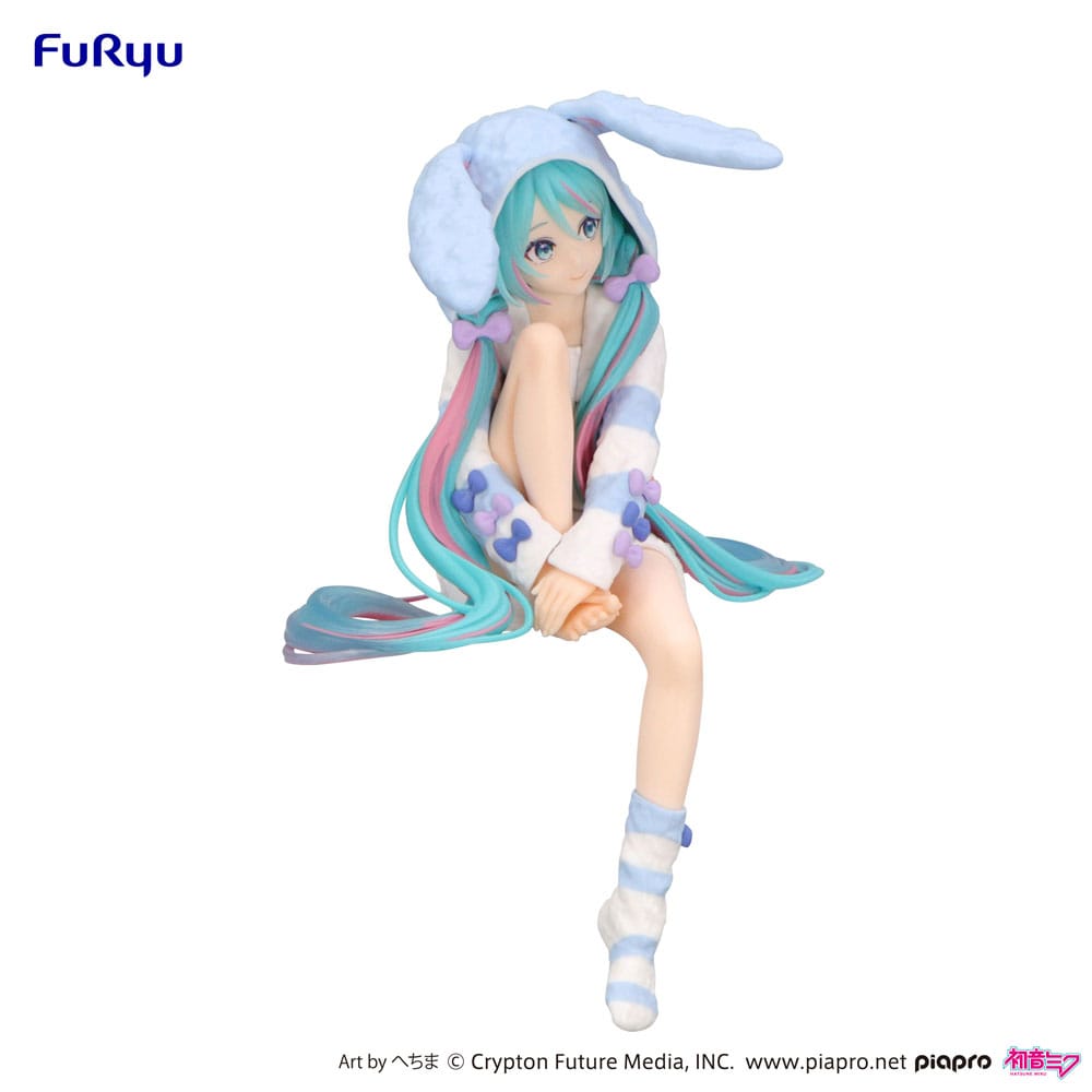 Vocaloid - Hatsune Miku Rabbit Ear Hood Pajama Blue Color Ver. - Noodle Stopper Figur