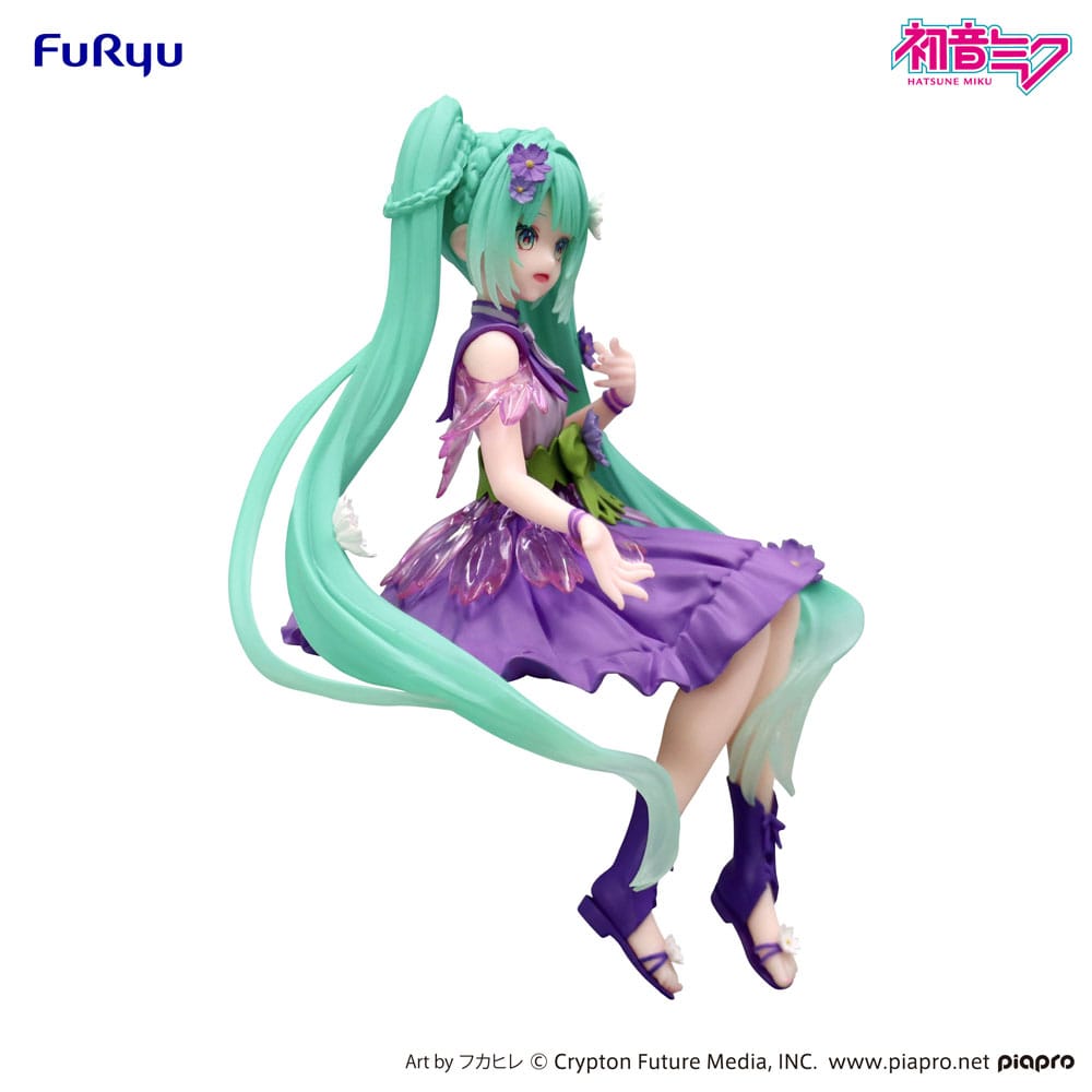 Vocaloid - Hatsune Miku Flower Fairy Cosmos Purple Color Ver. - Noodle Stopper Figur