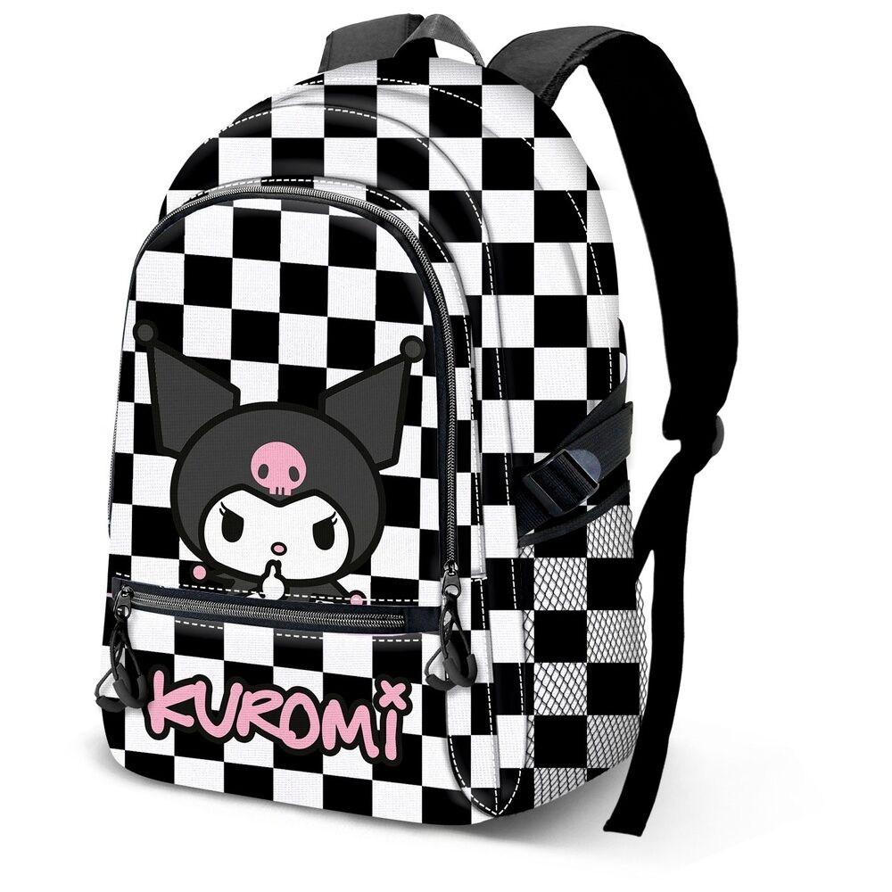Hello Kitty Sanrio - Kuromi schwarz weiß - Rucksack 44 cm