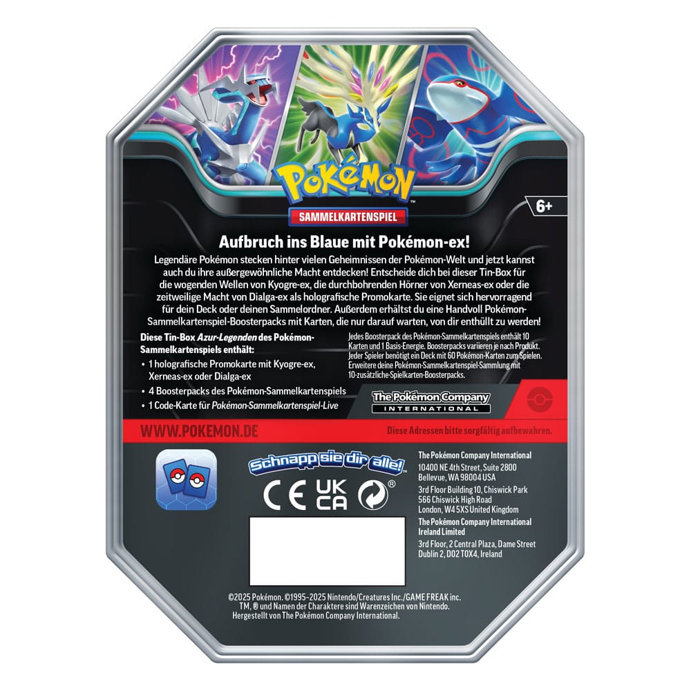 Pokémon TCG - Dialga 2025 - Tin Box 118 DE