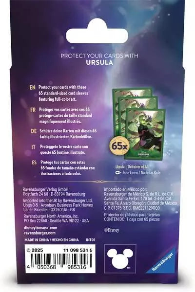 Disney Lorcana TCG: Archazias Insel - Kartenhüllen Ursula