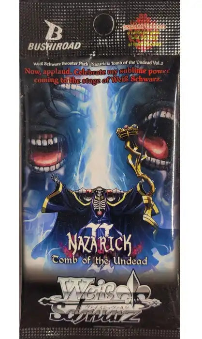 Weiss Schwarz - Nazarick: Tomb of the Undead Vol. 2 Booster EN Here in Neverland Weiss Schwarz - Nazarick: Tomb of the Undead Vol. 2 Booster EN Here in Neverland