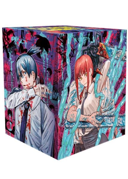 Chainsaw Man Sammelschuber mit Band 01-11 und Extra