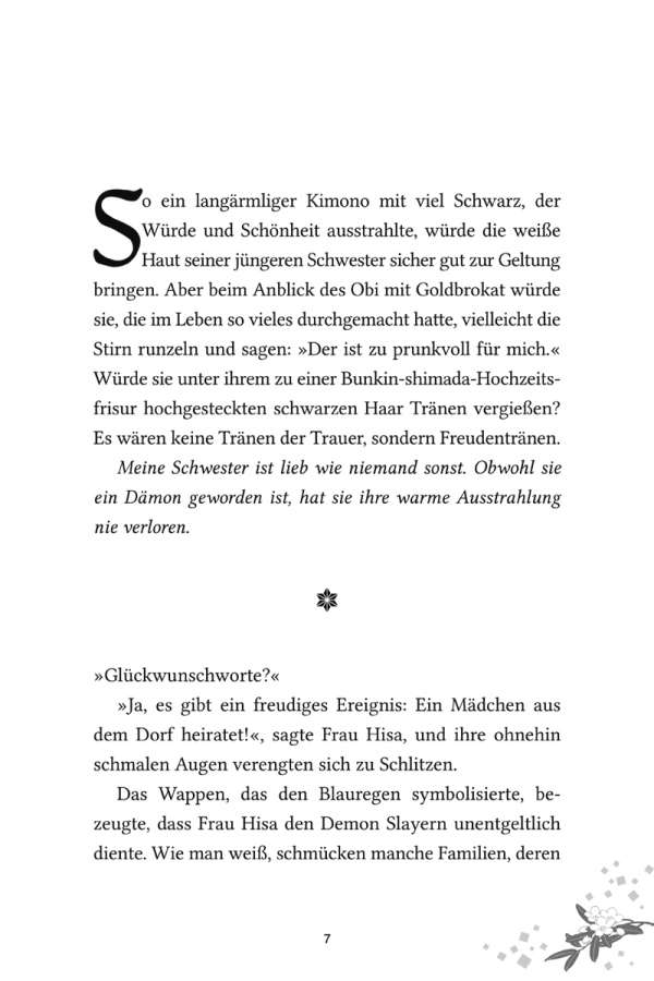 Demon Slayer - Blume des Glücks (Light Novel)