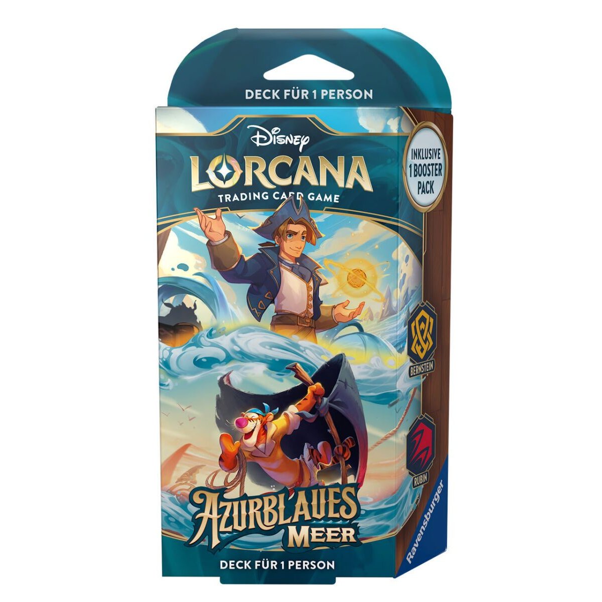 Disney Lorcana TCG - Azurblaues Meer - Starter Deck Bernstein und Rubin DE