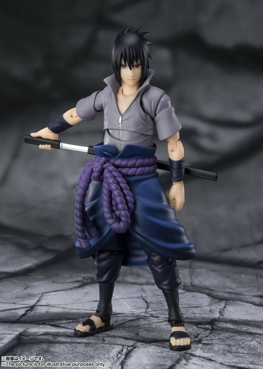 Naruto Shippuden - Sasuke Uchiha (He who bears all Hatred) - S.H. Figuarts Actionfigur