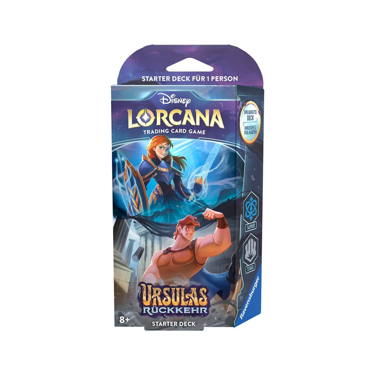 Disney Lorcana TCG: Ursulas Rückkehr - Starter Deck Saphir und Stahl DE