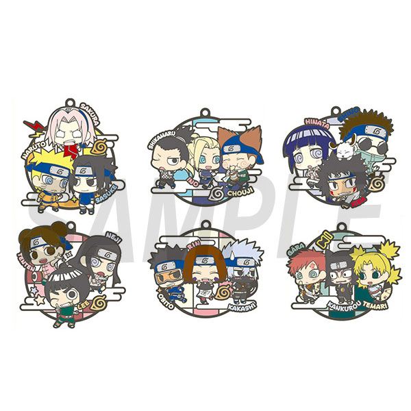 Naruto - Buddy Collection Three-man Cell! - Blind-Box Gummi-Anhänger