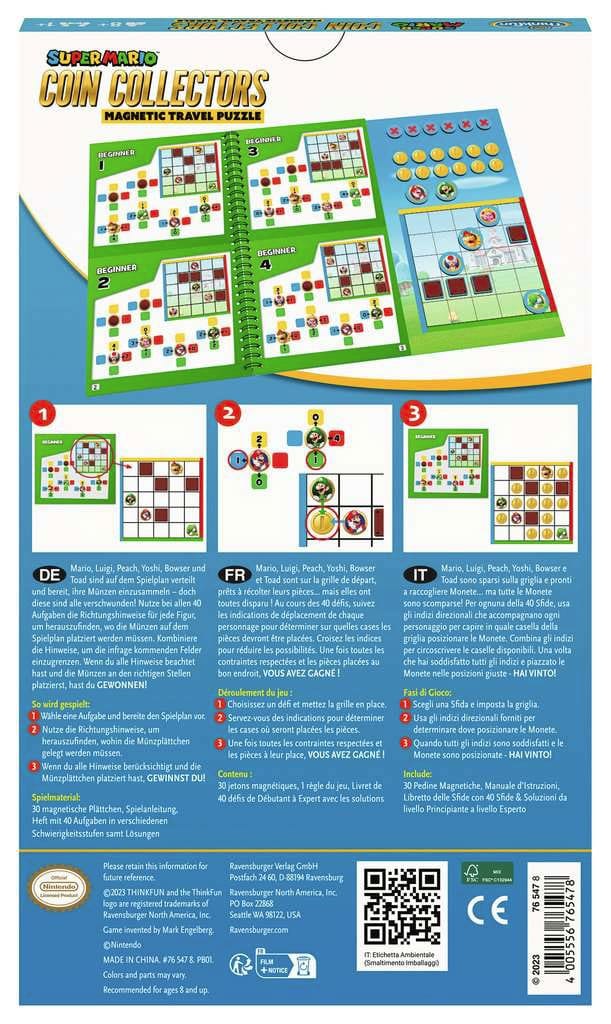 Super Mario - Coin Collectors - Magnetisches Reisespiel