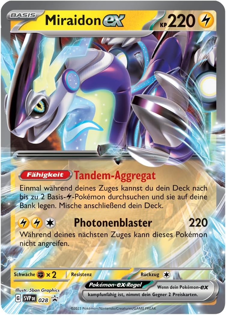 Pokémon TCG - Miraidon-ex - Paldea Legenden Tin