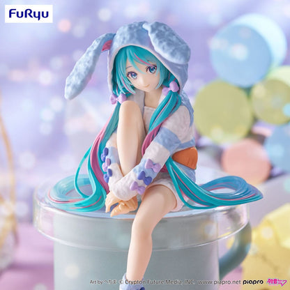 Vocaloid - Hatsune Miku Rabbit Ear Hood Pajama Blue Color Ver. - Noodle Stopper Figur