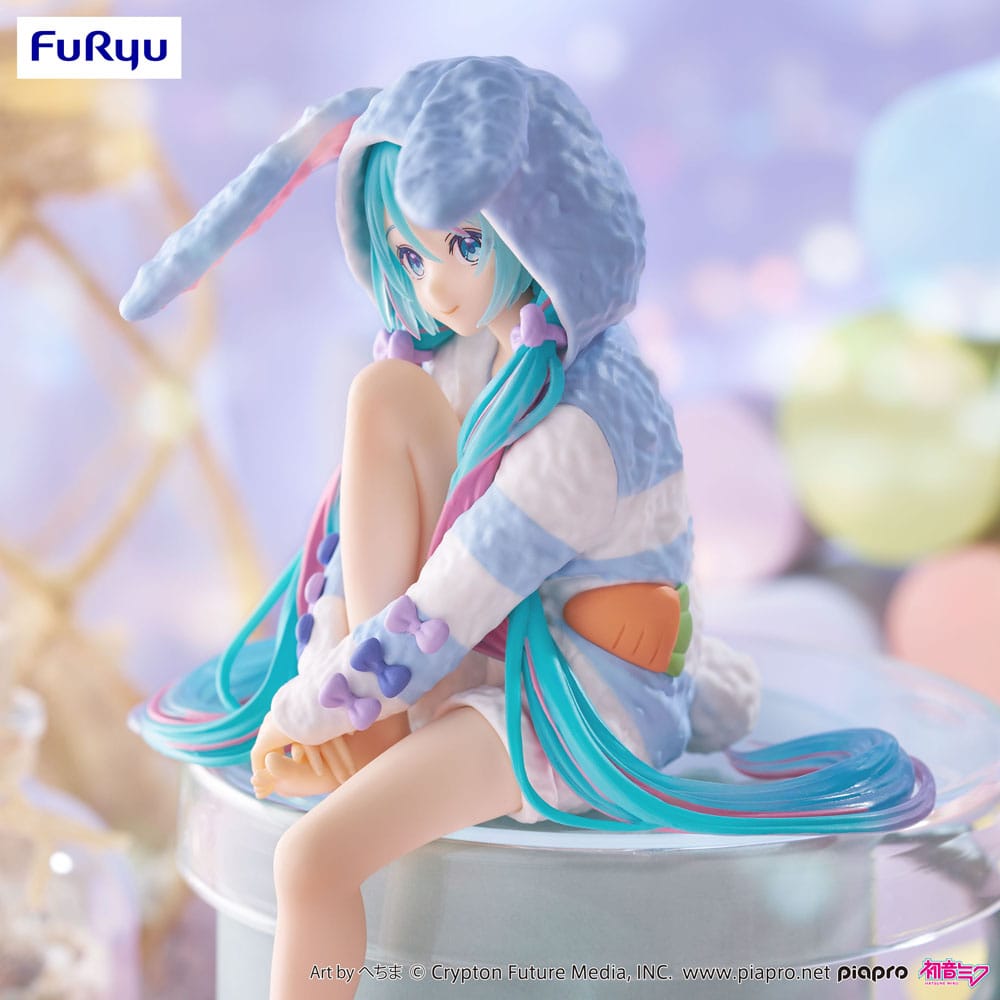 Vocaloid - Hatsune Miku Rabbit Ear Hood Pajama Blue Color Ver. - Noodle Stopper Figur