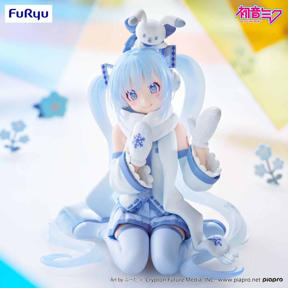 Vocaloid - Hatsune Miku Hatsune Miku (Snow Miku Sky Town 10th Anniversary) Noodle Stopper PVC Figur -Furyu