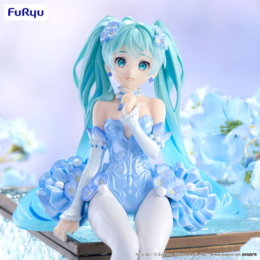Vocaloid - Hatsune Miku (Flower Fairy Nemophila Blue Color Version) - Noodle Stopper PVC Figur