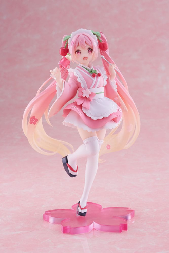 Vocaloid - Sakura Hatsune Miku Japanese Cafe Ver. - Figur