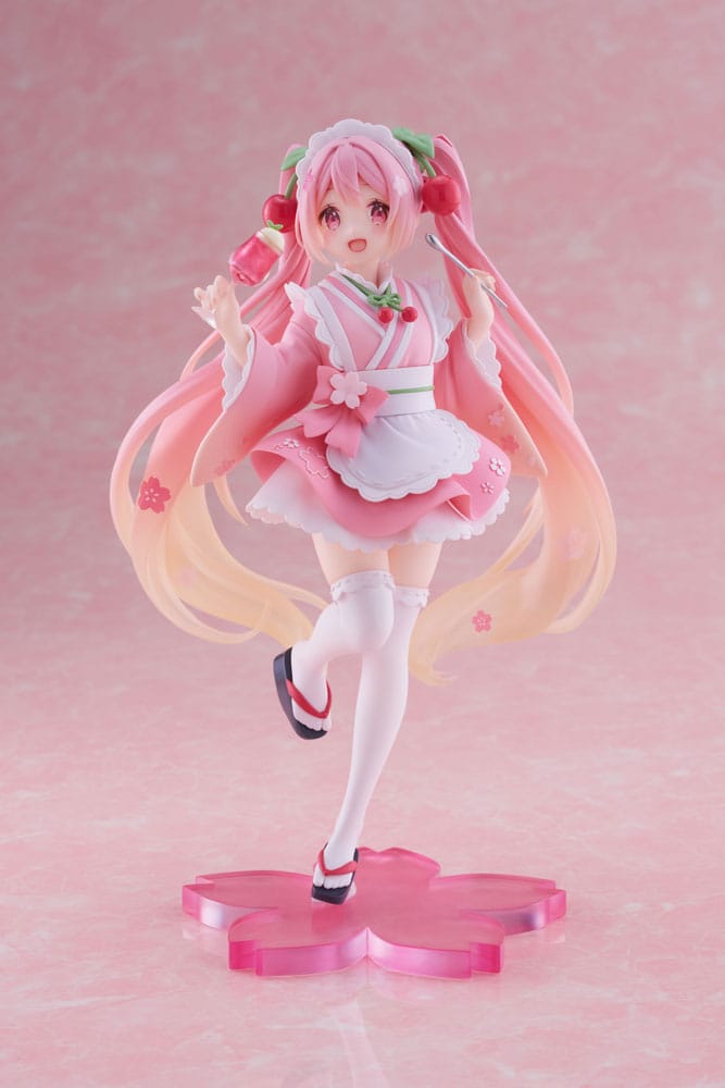 Vocaloid - Sakura Hatsune Miku Japanese Cafe Ver. - Figur