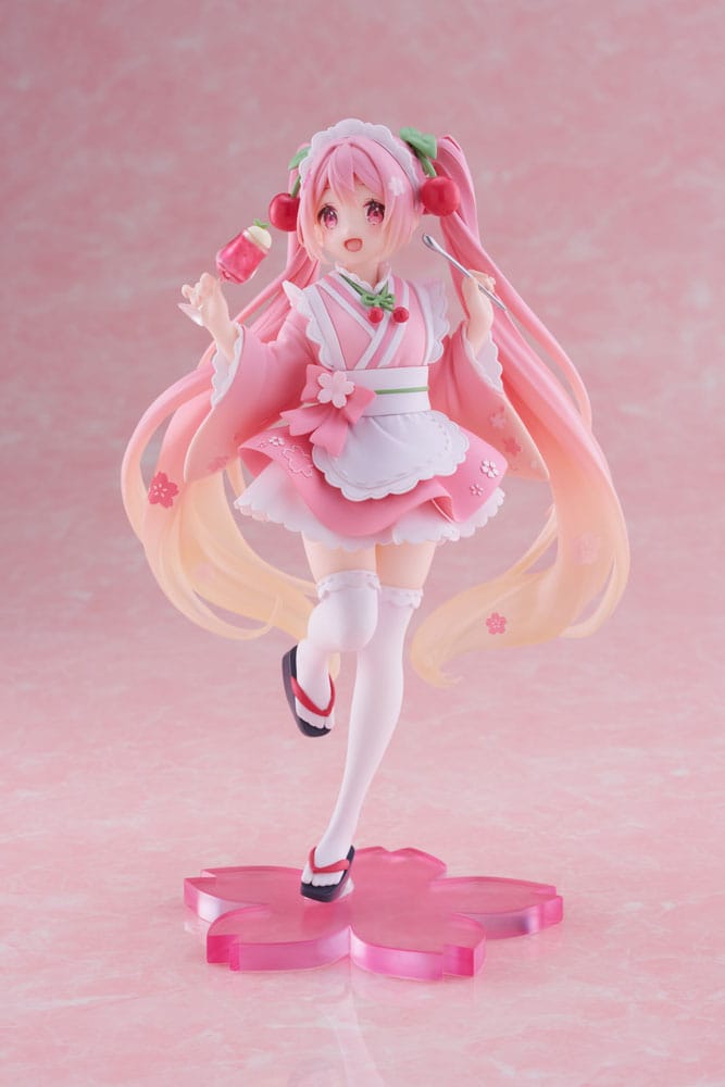 Vocaloid - Sakura Hatsune Miku Japanese Cafe Ver. - Figur