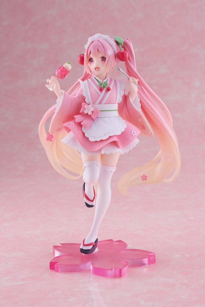 Vocaloid - Sakura Hatsune Miku Japanese Cafe Ver. - Figur