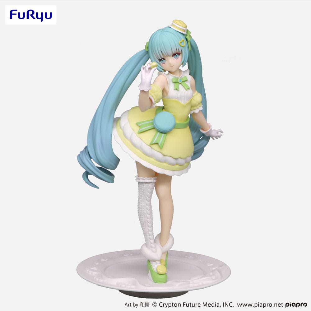 Vocaloid - Hatsune Miku SweetSweets Series Macaroon Citron Color Version - Figur