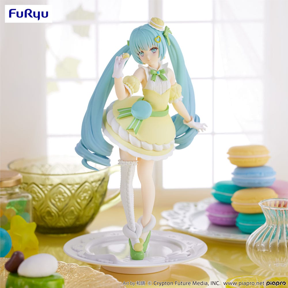 Vocaloid - Hatsune Miku SweetSweets Series Macaroon Citron Color Version - Figur