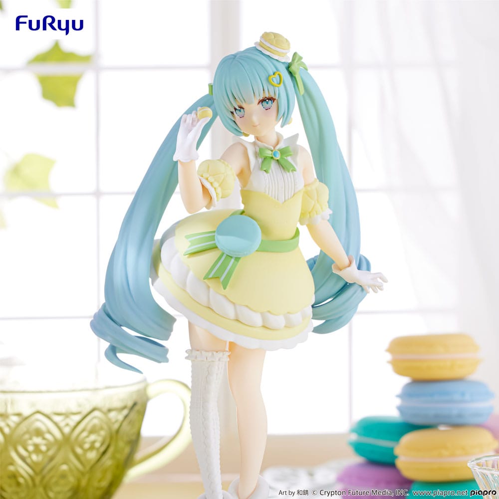 Vocaloid - Hatsune Miku SweetSweets Series Macaroon Citron Color Version - Figur