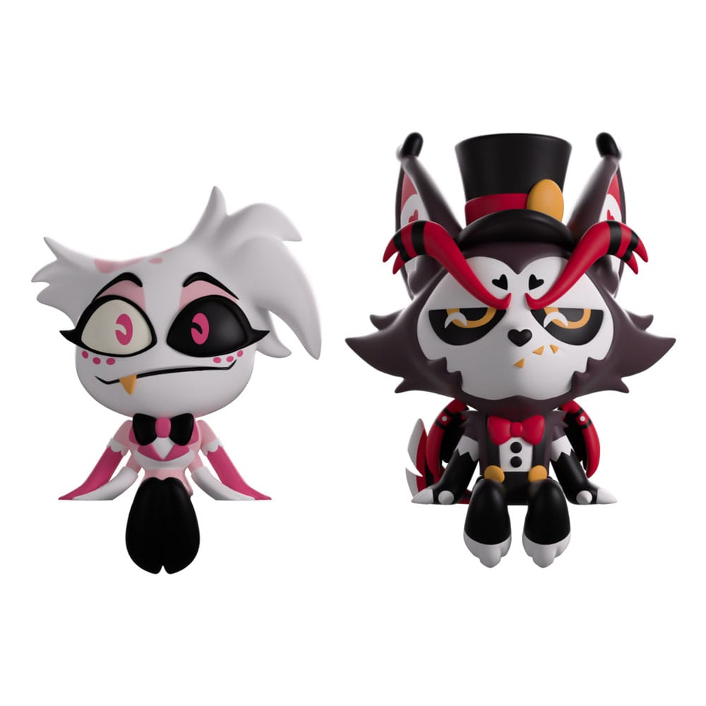Hazbin Hotel - Angel Dust & Husk Monitor Buddiez - Vinyl Figuren
