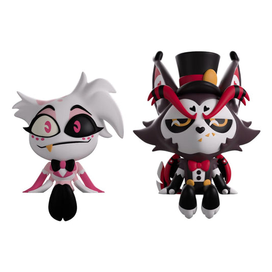 Hazbin Hotel - Angel Dust & Husk Monitor Buddiez - Vinyl Figuren