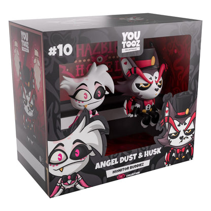 Hazbin Hotel - Angel Dust & Husk Monitor Buddiez - Vinyl Figuren