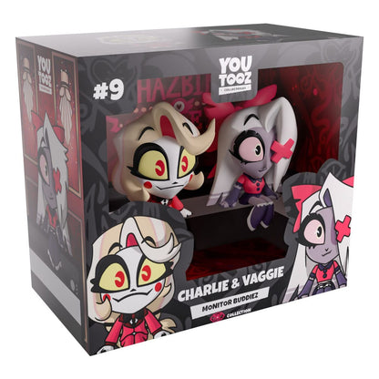 Hazbin Hotel - Charlie & Vaggie Monitor Buddiez - Vinyl Figuren