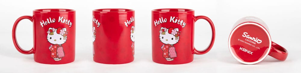 Sanrio Tasse mit Thermoeffekt - Hello Kitty Kimono Motiv