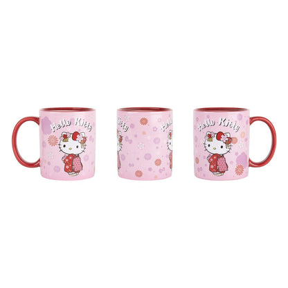 Sanrio Tasse mit Thermoeffekt - Hello Kitty Kimono Motiv