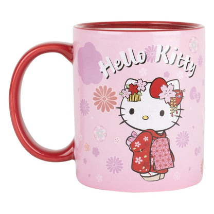 Sanrio Tasse mit Thermoeffekt - Hello Kitty Kimono Motiv