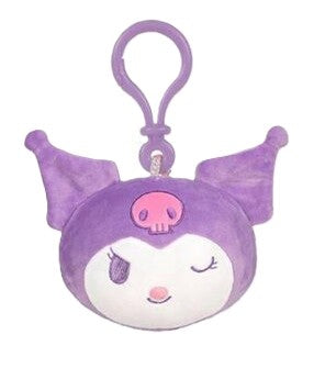 Hello Kitty Sanrio - Kuromi Taschenanhänger- Plüschfigur