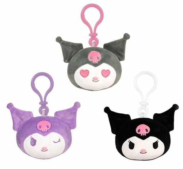 Hello Kitty Sanrio - Kuromi Taschenanhänger- Plüschfigur