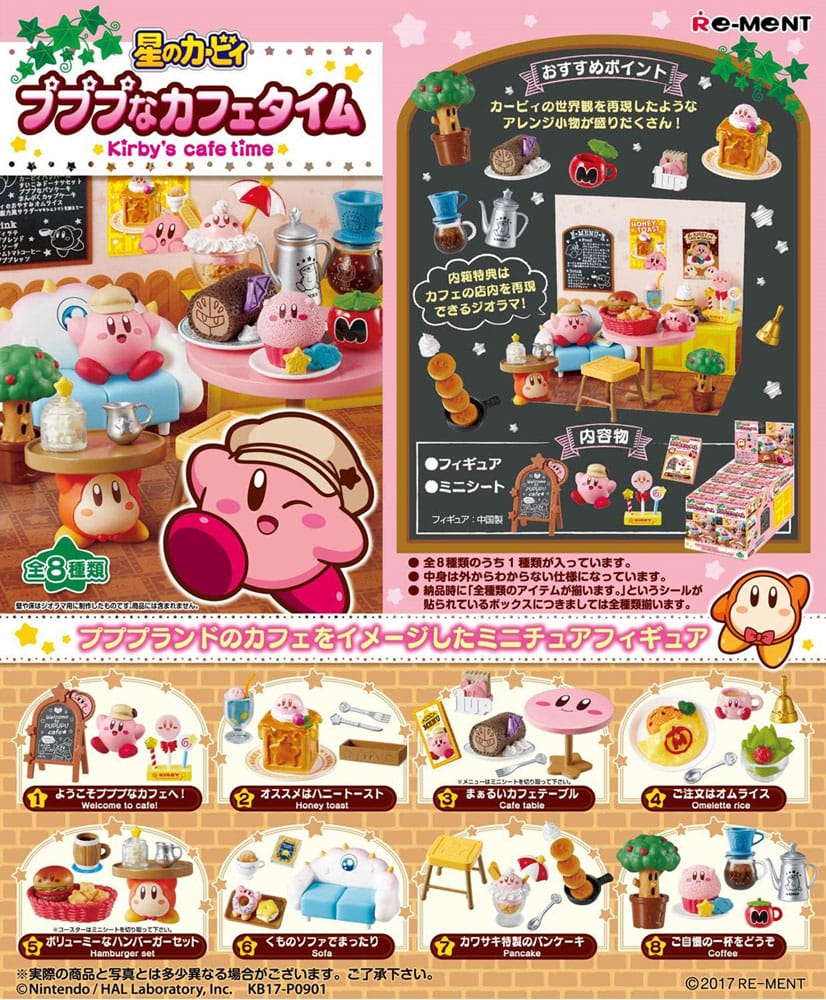 Kirby - Kirby's Café Time - Blind Box Minifigur 6 cm