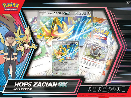Pokémon TCG Hops Zacian‑ex Kollektion - Deutsch