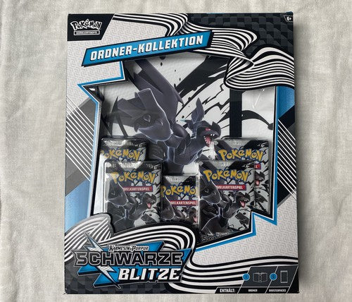 Pokémon TCG - Karmesin & Purpur  Schwarze Blitze - Ordner Kollektion - Deutsche Version