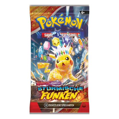 Pokémon TCG - Karmesin & Purpur - Stürmische Funken Booster - DE