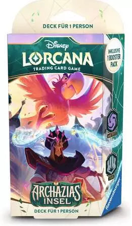 Disney Lorcana: TCG Archazias Insel - Starter Deck Amethyst und Stahl DE