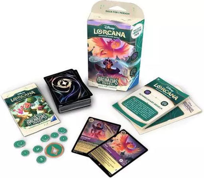 Disney Lorcana: TCG Archazias Insel - Starter Deck Amethyst und Stahl DE