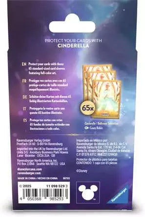 Disney Lorcana TCG: Archazias Insel - Kartenhüllen Cinderella