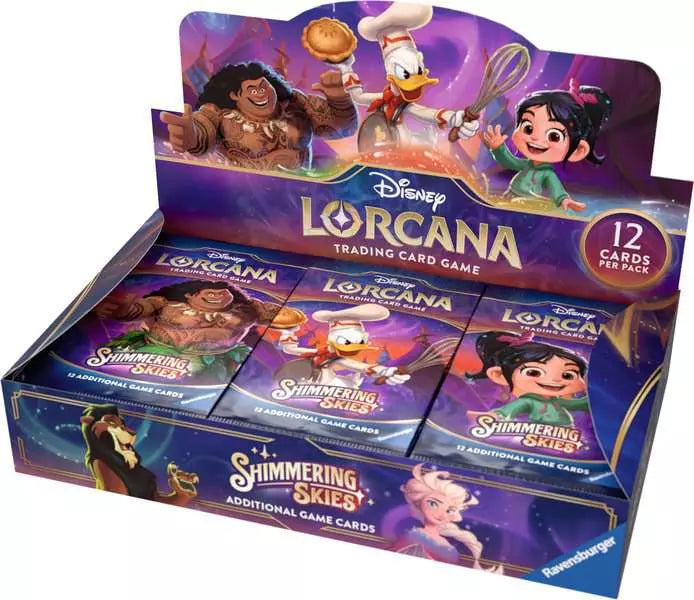 Disney Lorcana TCG: Shimmering Skies - Display mit 24 Booster Packs (Englisch)