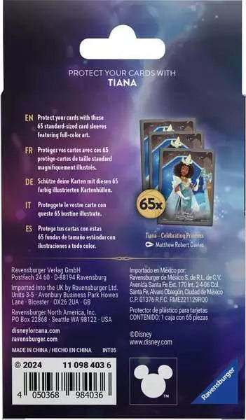 Disney Lorcana TCG: Himmelsleuchten - Kartenhüllen - Tiana