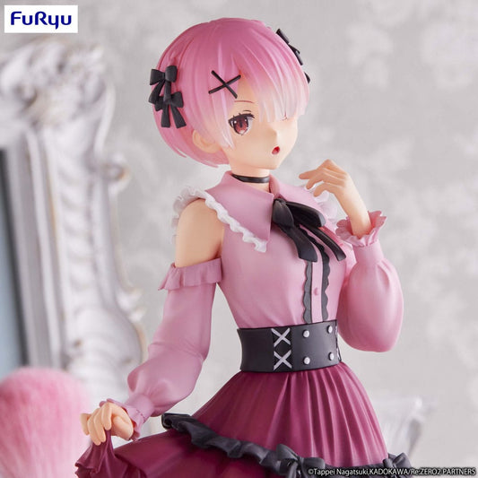 Re:Zero Starting Life in Another World - Ram Girly Outfit Pink - Trio-Try-iT Figur