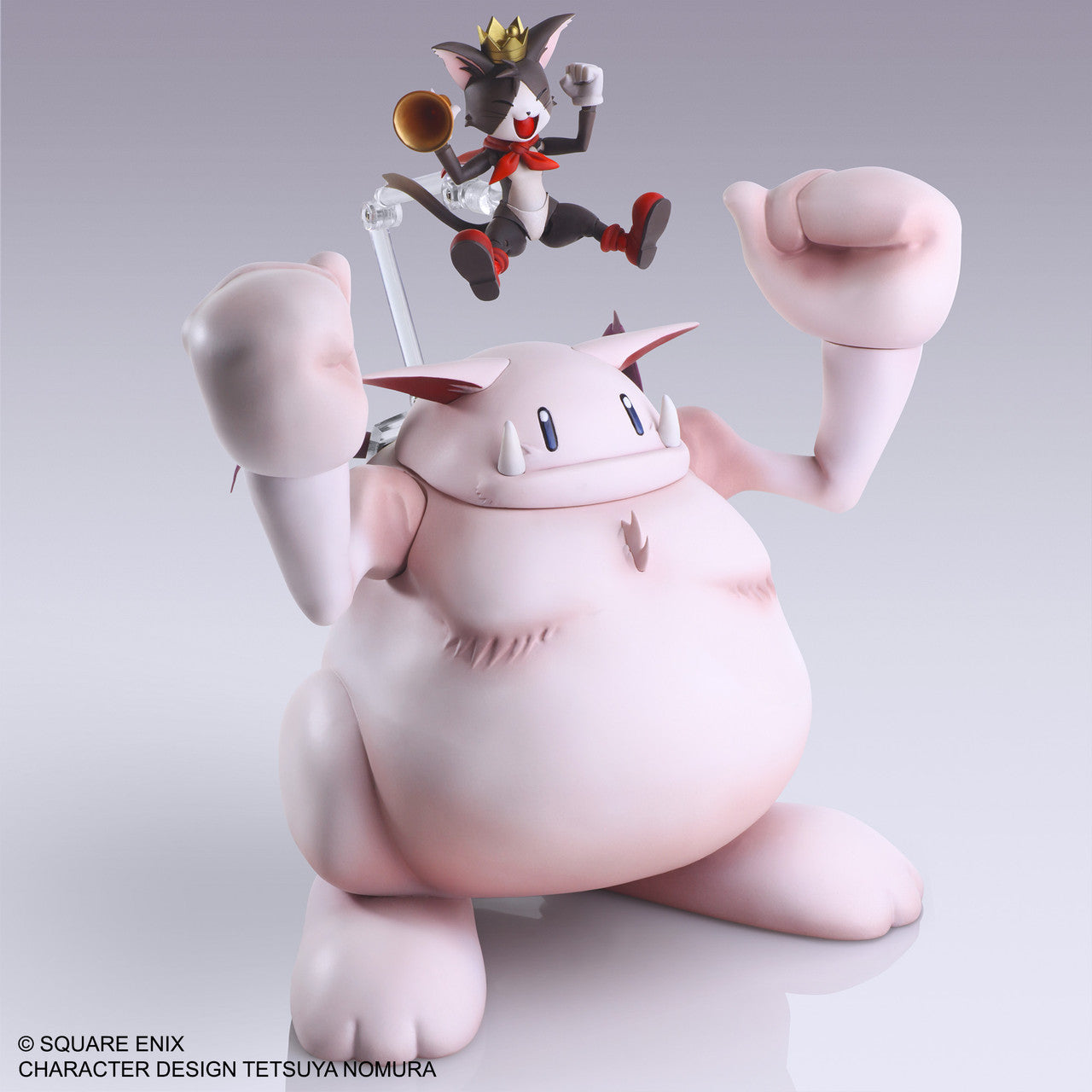 Final Fantasy VII - Cait Sith & Fat Moogle - Bring Arts Actionfigur