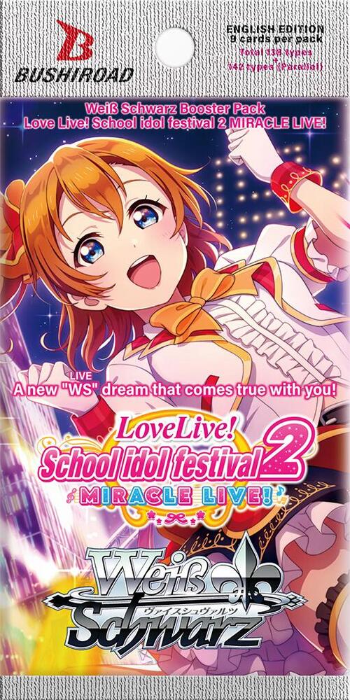 Weiß Schwarz - Love Live School idol festival 2 MIRACLE LIVE! - Booster EN