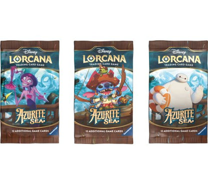 Disney Lorcana TCG: Azurit Sea - Display mit 24 Booster Packs (Englisch)