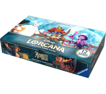 Disney Lorcana TCG: Azurit Sea - Display mit 24 Booster Packs (Englisch)