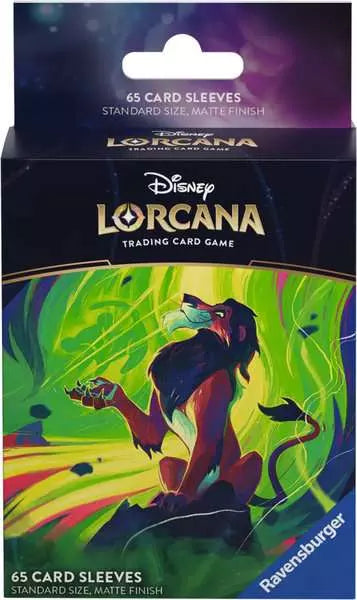 Disney Lorcana TCG: Azurblaues Meer -  Kartenhüllen - Scar